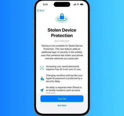 港闸苹果授权维修店分享被盗设备保护功能开启方法 