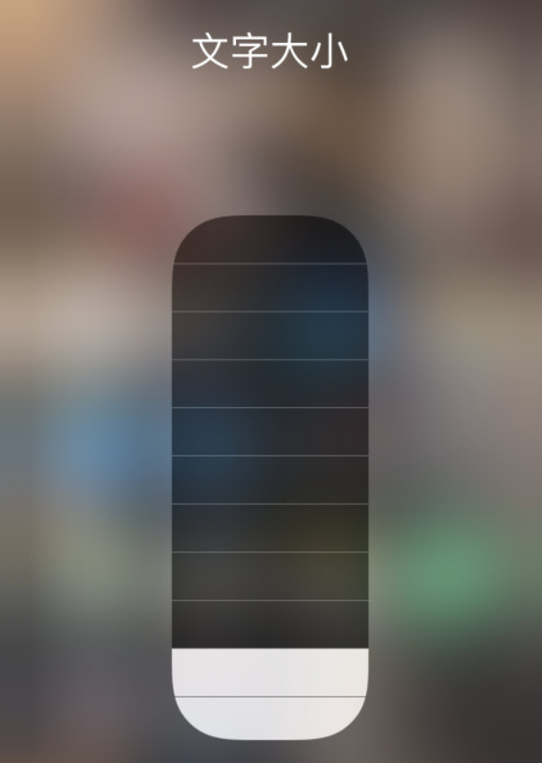 港闸苹果手机维修分享小技巧：在 iPhone 控制中心快速调节字体大小 